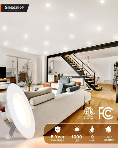 Ensenior 5CCT color temperature settings for warm to cool ambience.