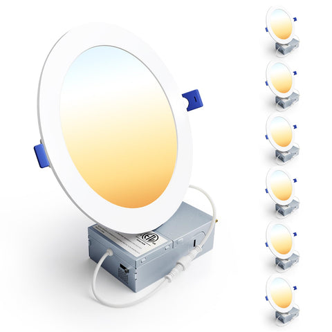 Ensenior 7-inch LED downlight cutout template for quick installation