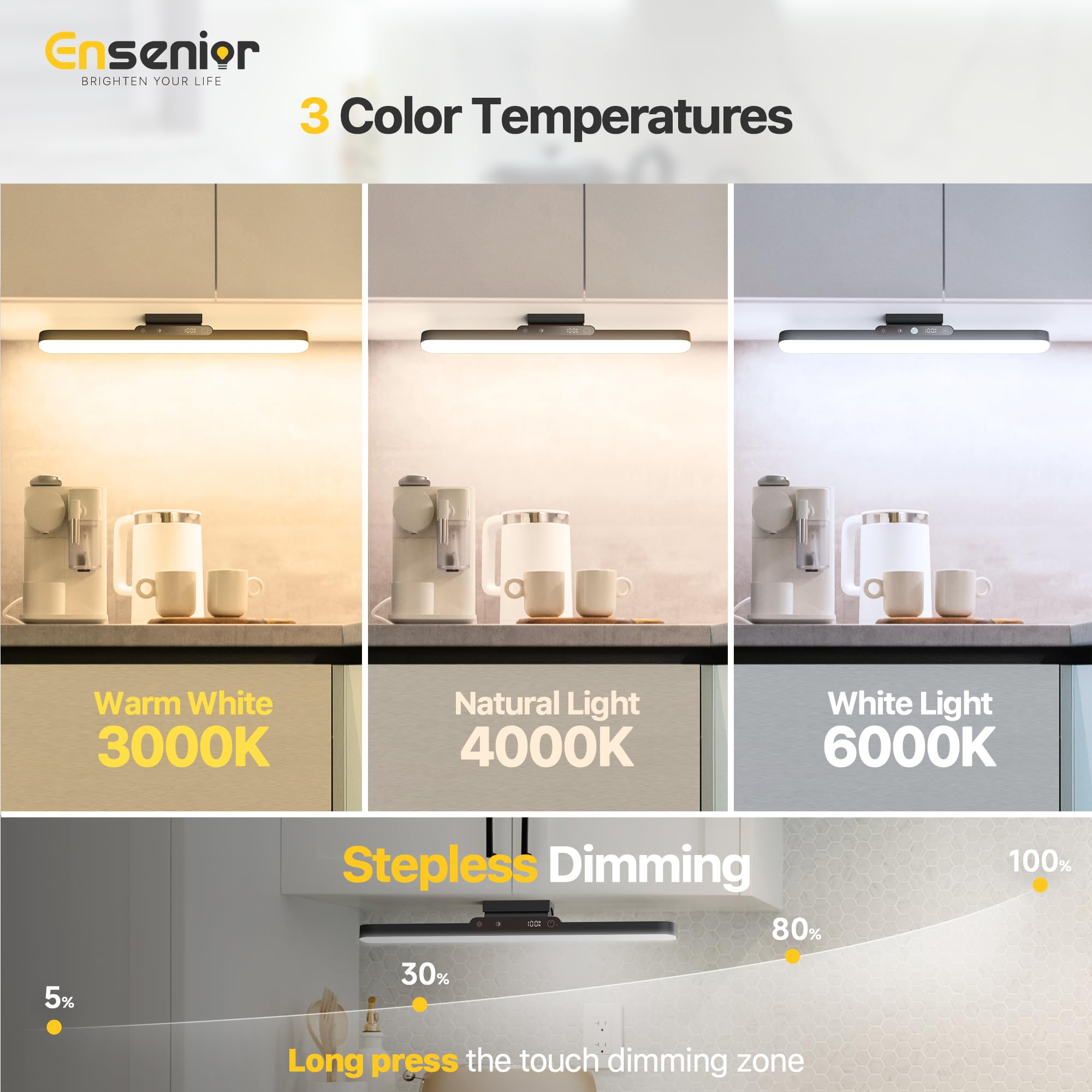 Ensenior auto-off timer reduces energy use during tasks.