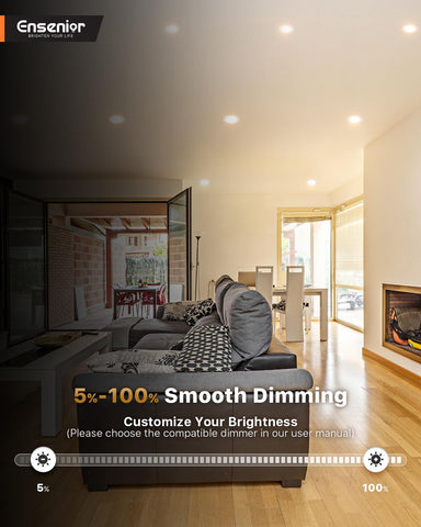 IC-rated and damp-location suitable for kitchen and bathroom areas.