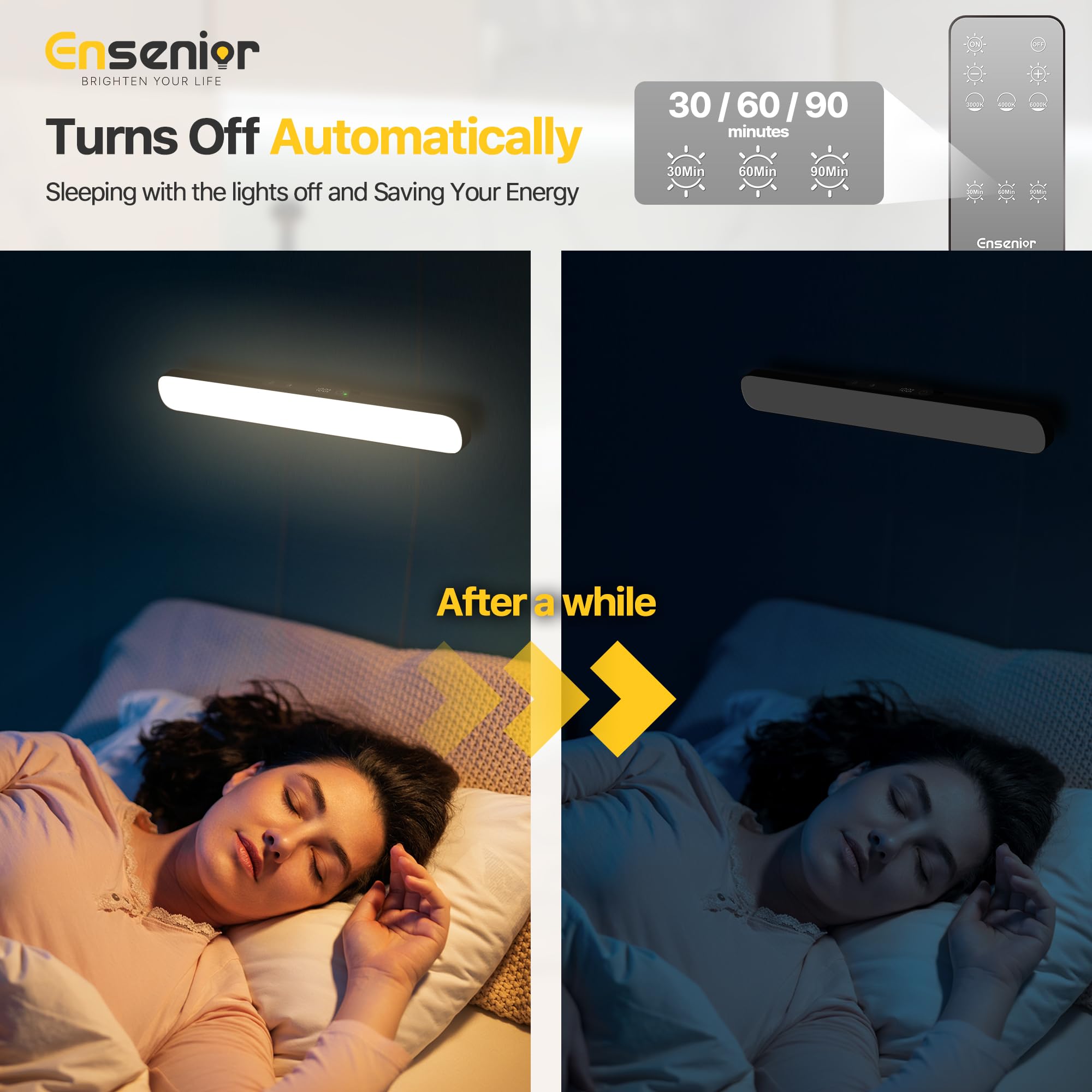 Ensenior 3CCT options help create warm, natural, or cool lighting.