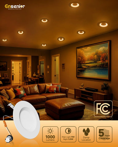 Ensenior heat dissipation design extends LED can light life.