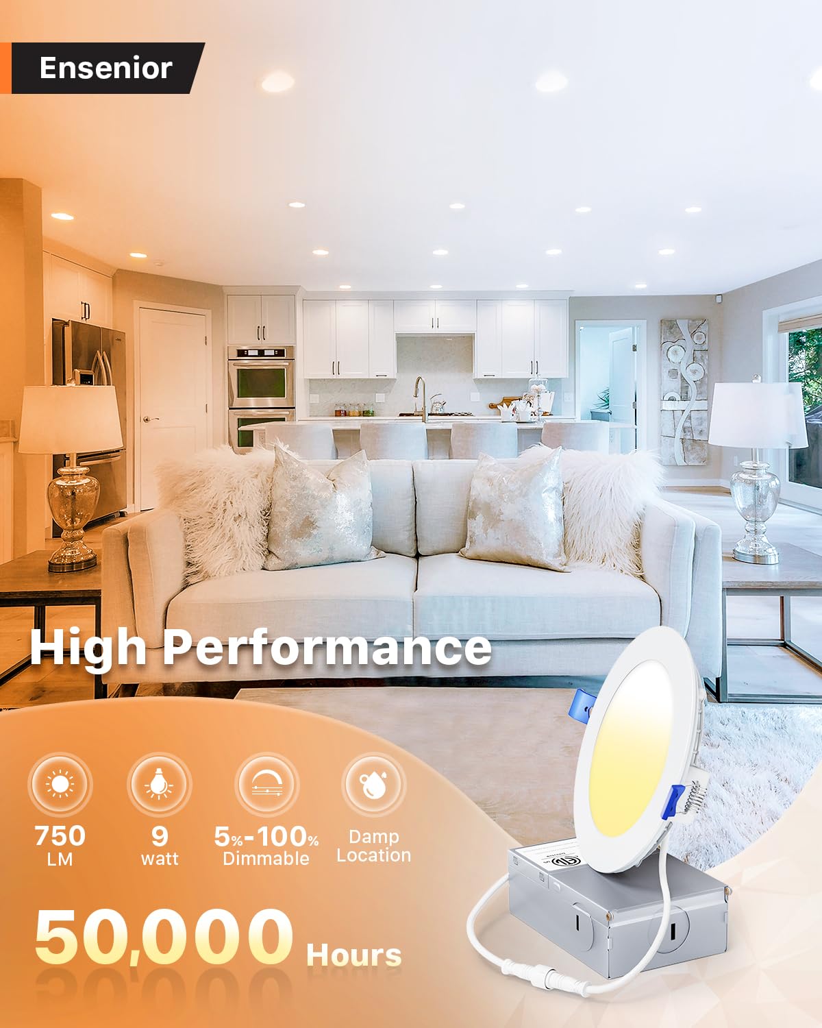 Junction box connection by Ensenior; easy wiring