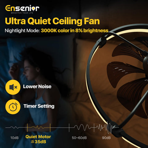 Ensenior quiet DC motor enables whisper-quiet operation