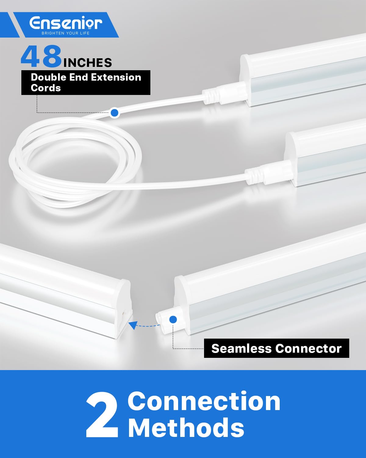 Ensenior 6500K daylight illuminates precise tasks with clarity