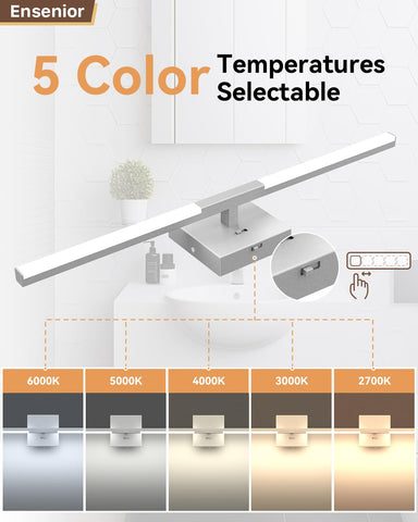 Ensenior rotatable tube directs light exactly where needed.