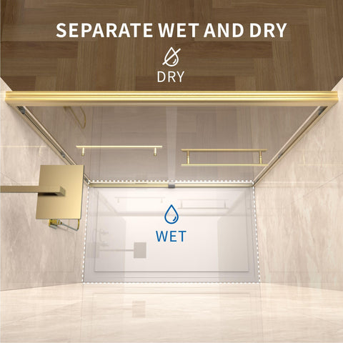 ENSO SENKA anti-splash threshold stays dry and minimizes bathroom splashes