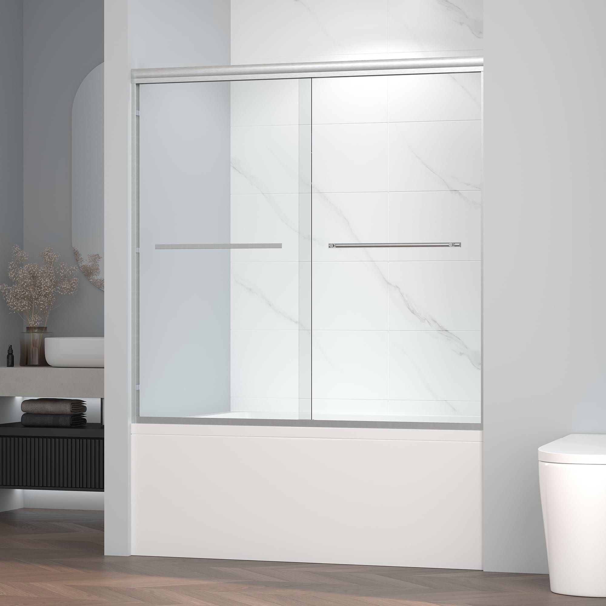 ENSO SENKA easy-clean tempered glass reduces cleaning effort.