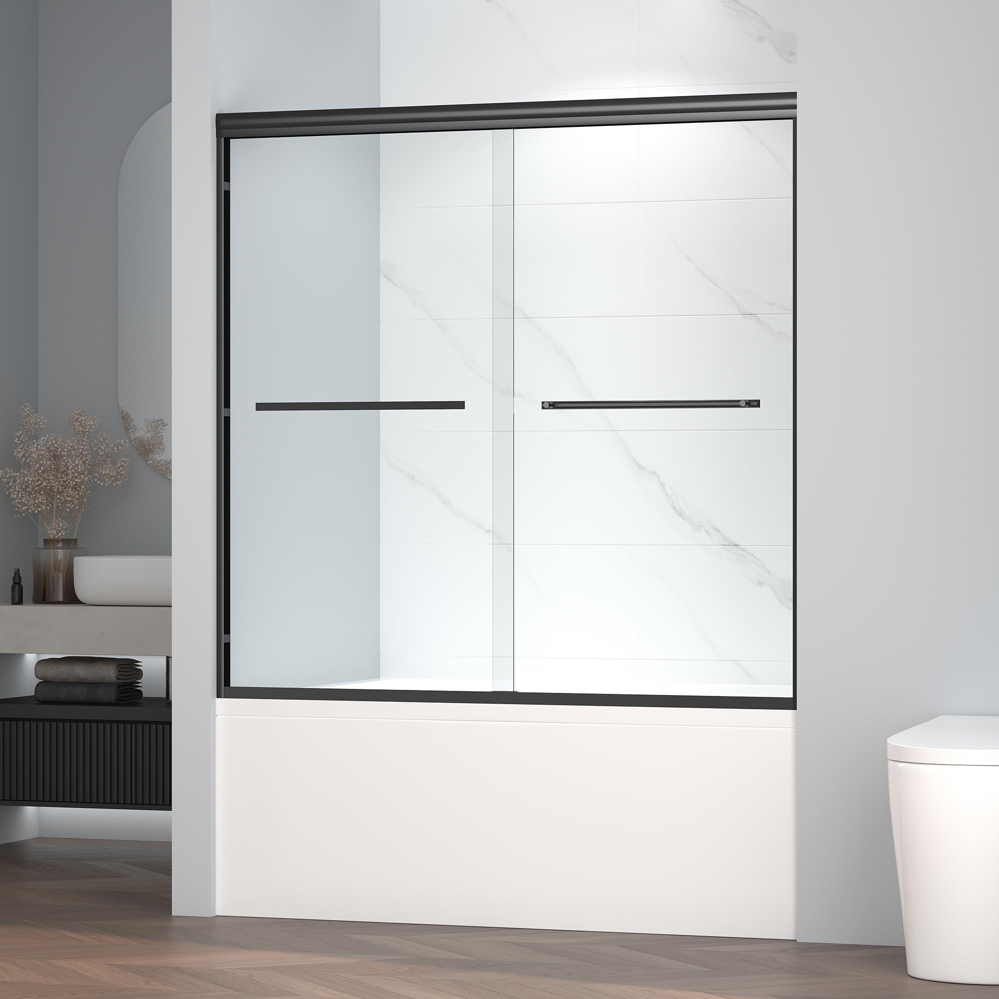 ENSO SENKA matte-black frame hardware showcases a modern, corrosion-resistant finish.