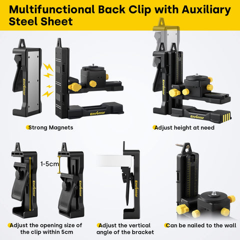 Enventor 360-degree adjustable pivot in action for flexible alignment.