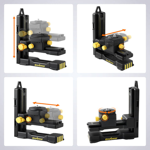 Enventor strong magnet attachment for stable mounting on metal surfaces.