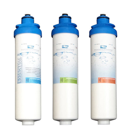 Environmental Water Systems DWS filter replacement set reduces rust and chlorine.