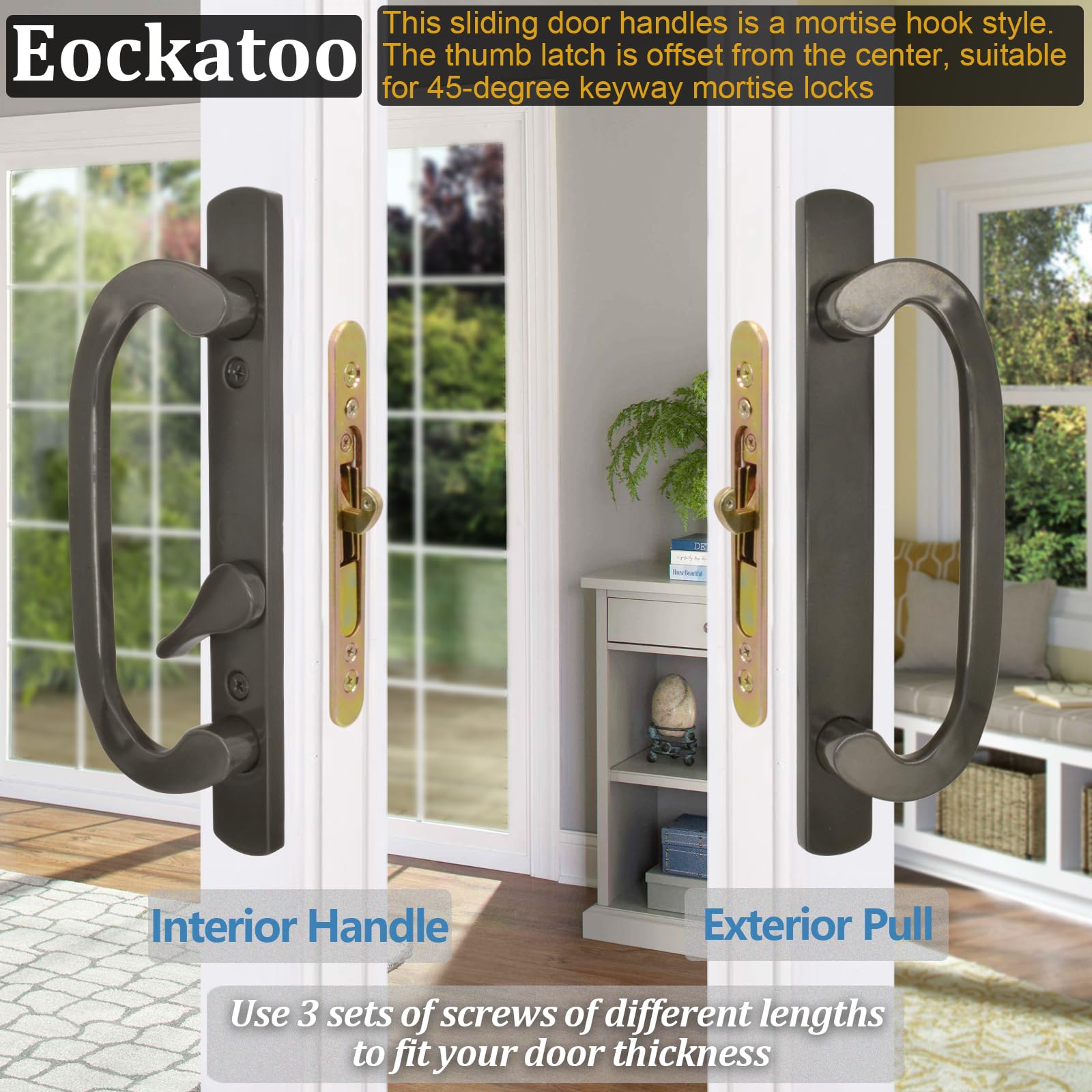 Eockatoo 45 degree keyway compatibility enhances security and style