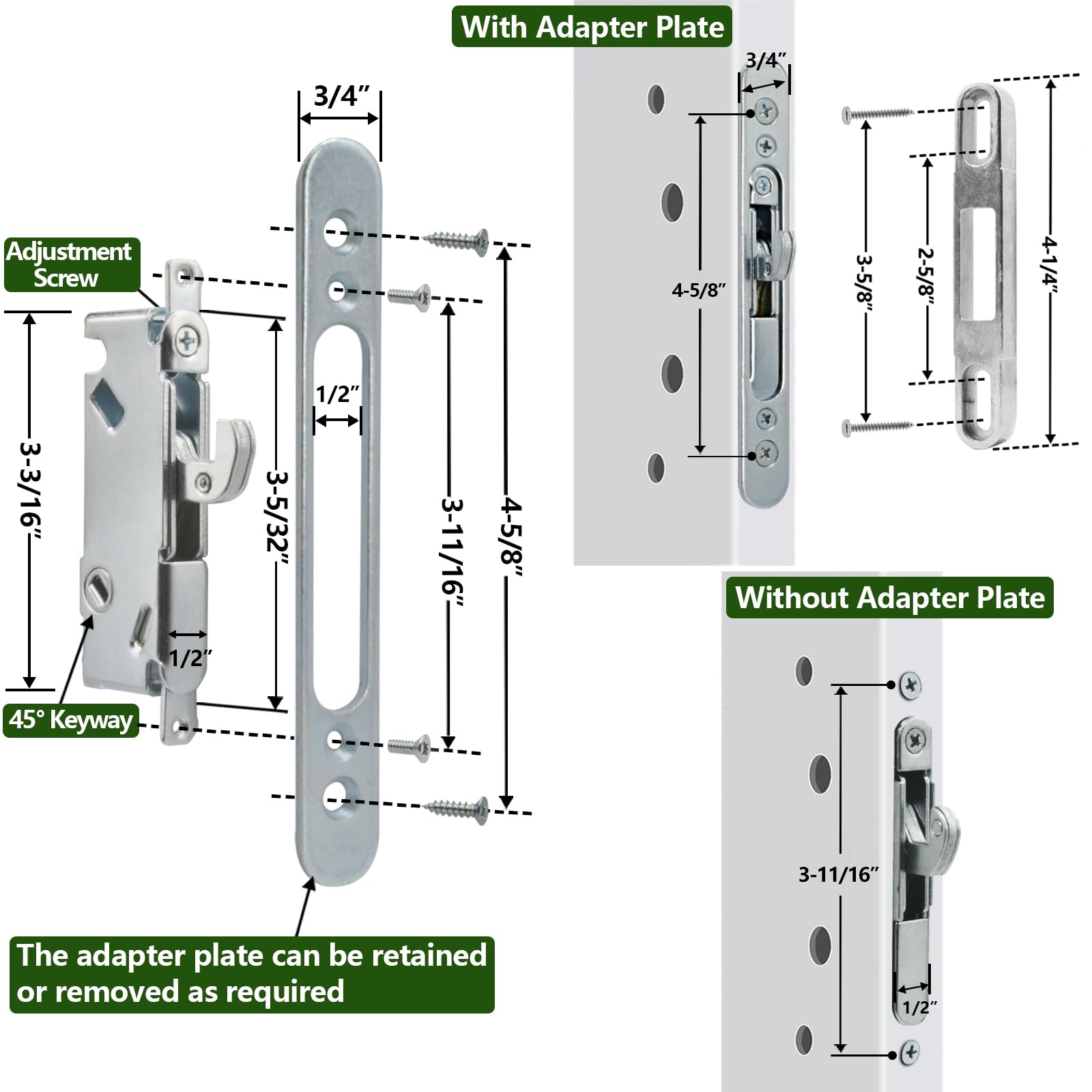 Eockatoo hardware screws pack for quick, reliable installation
