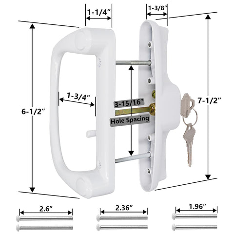 Eockatoo keyed exterior cylinder enables convenient outside locking