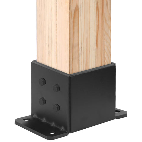 eoere concrete post anchor for 6x6 posts ensures rust-resistant durability