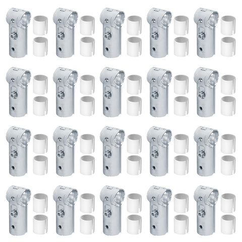 eoere packaged 20 sets of steel connectors ready to install