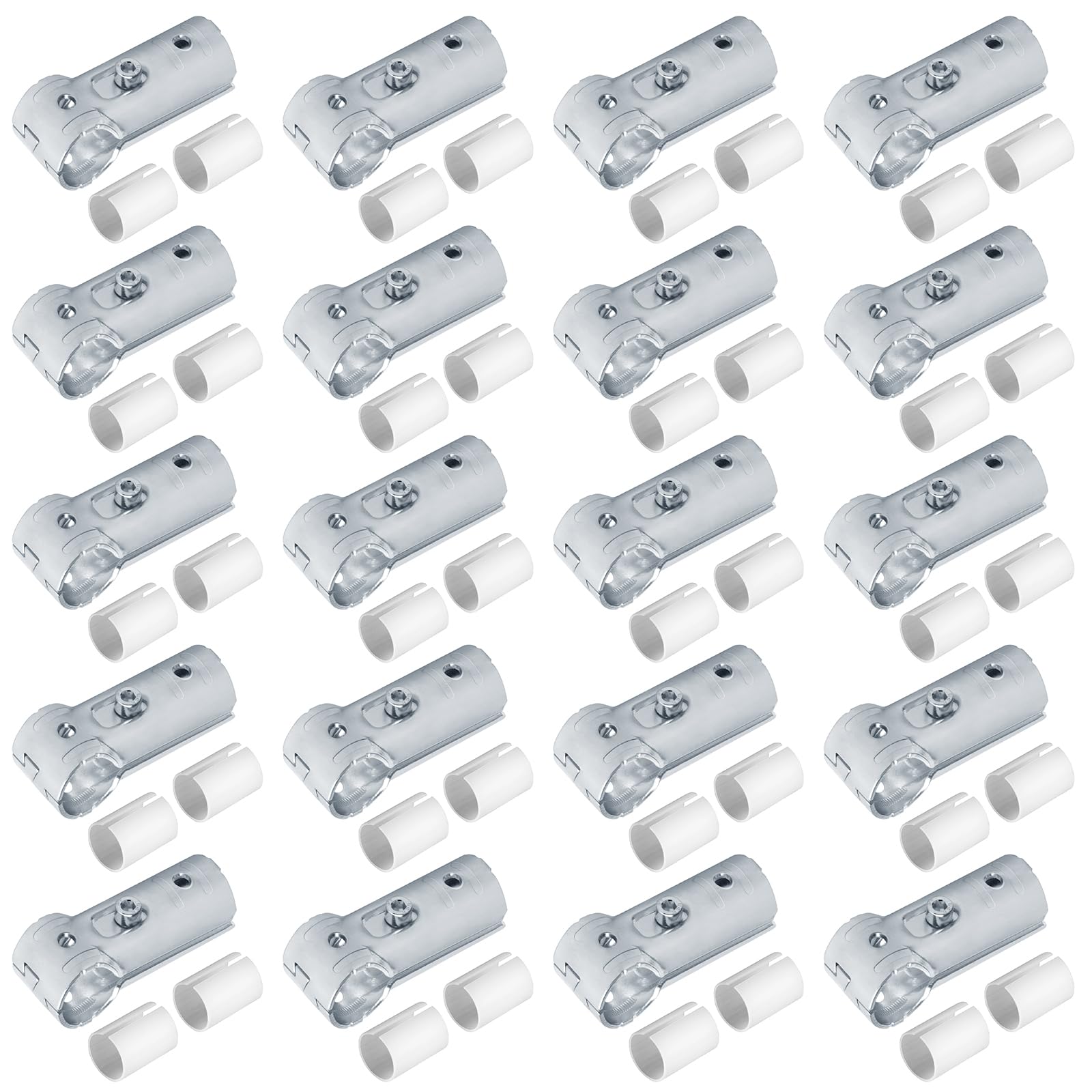 eoere packaged 20-sets t-pipe-connector ready-to-use hardware kit