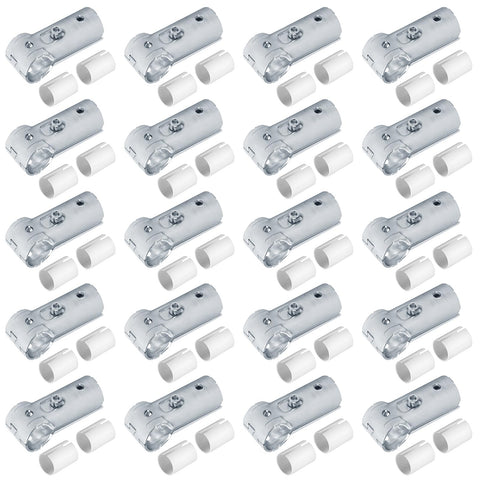 eoere packaged 20-sets t-pipe-connector ready-to-use hardware kit