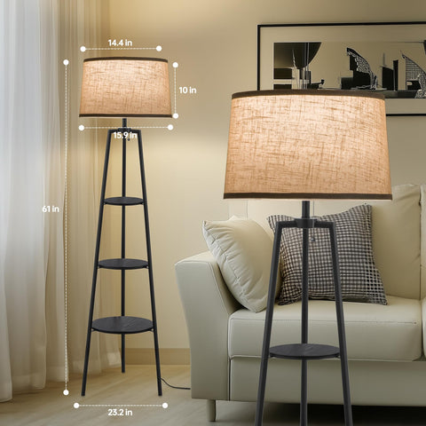 EOEYYOYB shelf-side table keeps a phone or cup within reach.