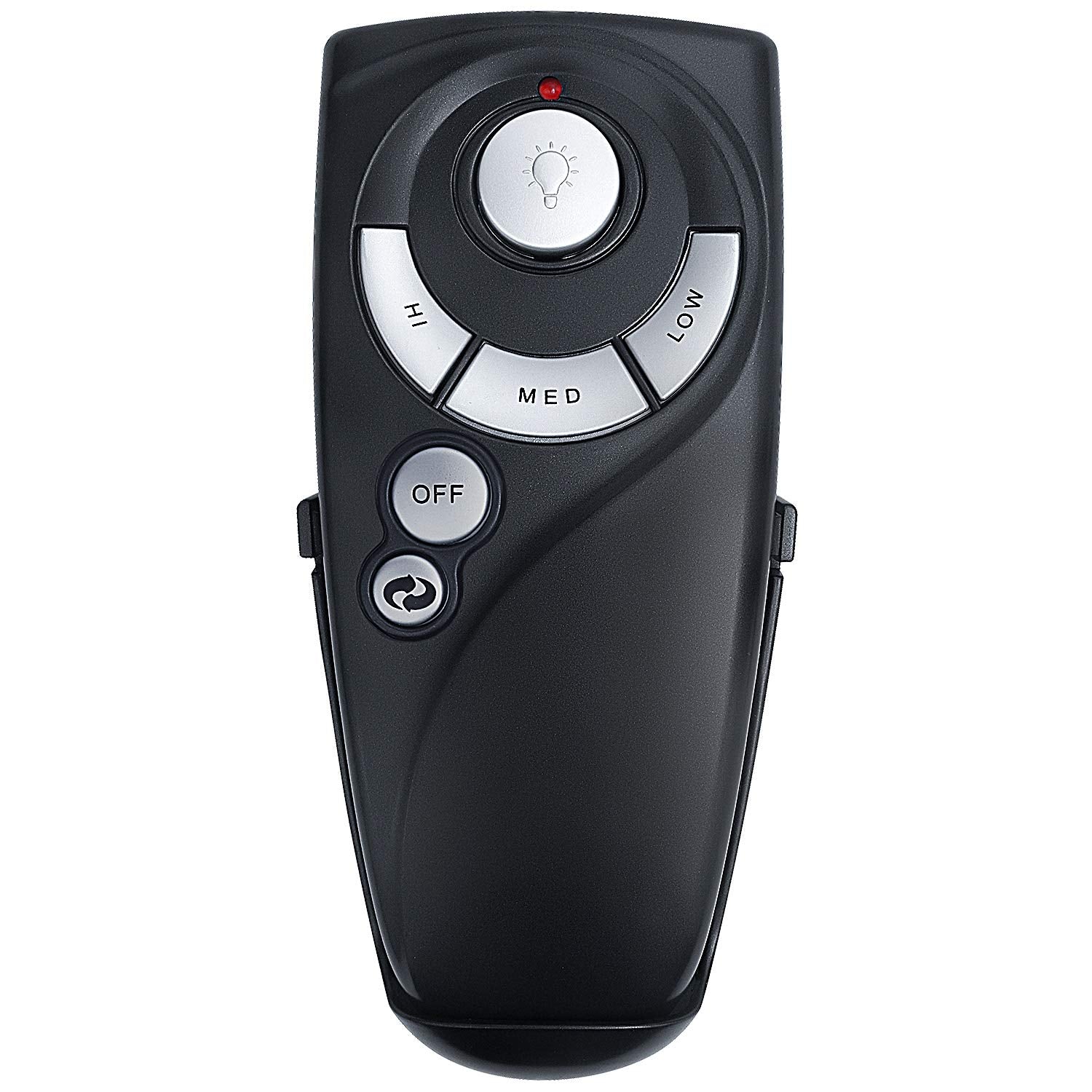 Eogifee UC7083T remote front view showcases compact design for wall mounting benefits