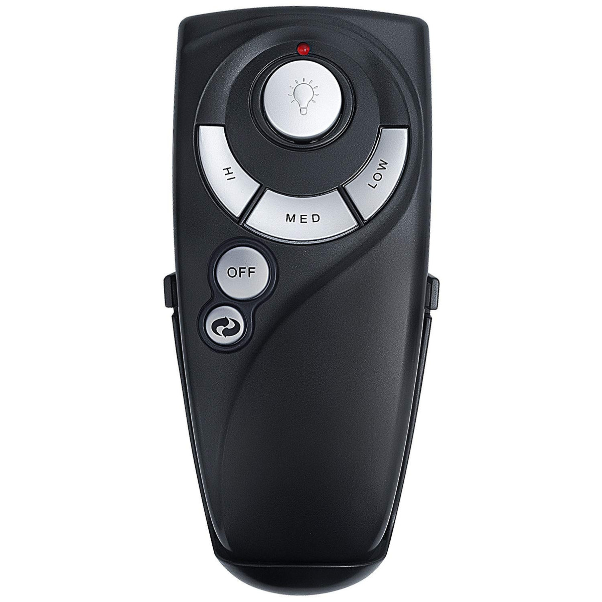 Eogifee UC7083T remote front view showcases compact design for wall mounting benefits
