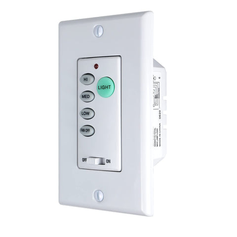 Eogifee UC9050T wall control side view highlighting compact design for tight spaces