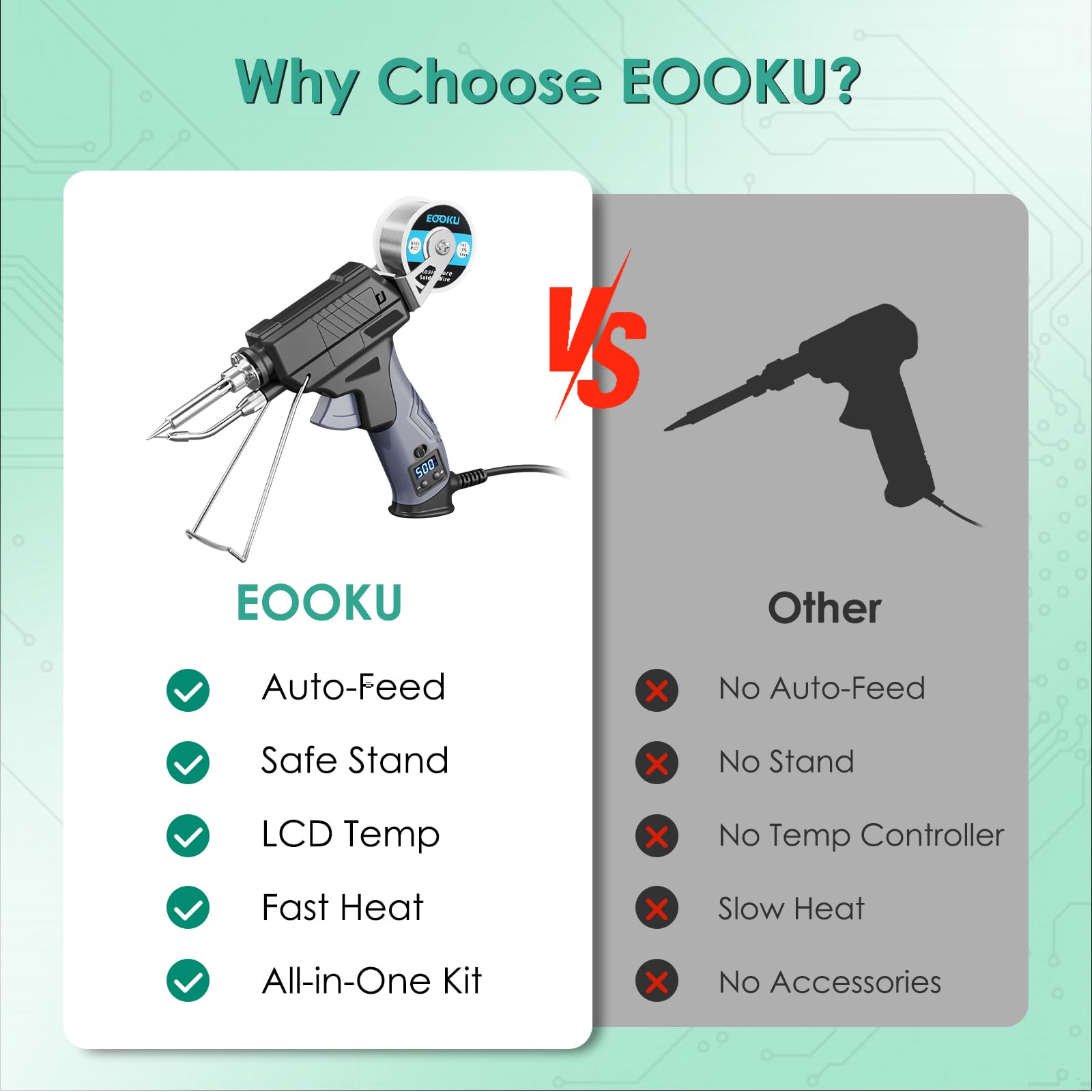 EOOKU anti-static tweezers protect small components