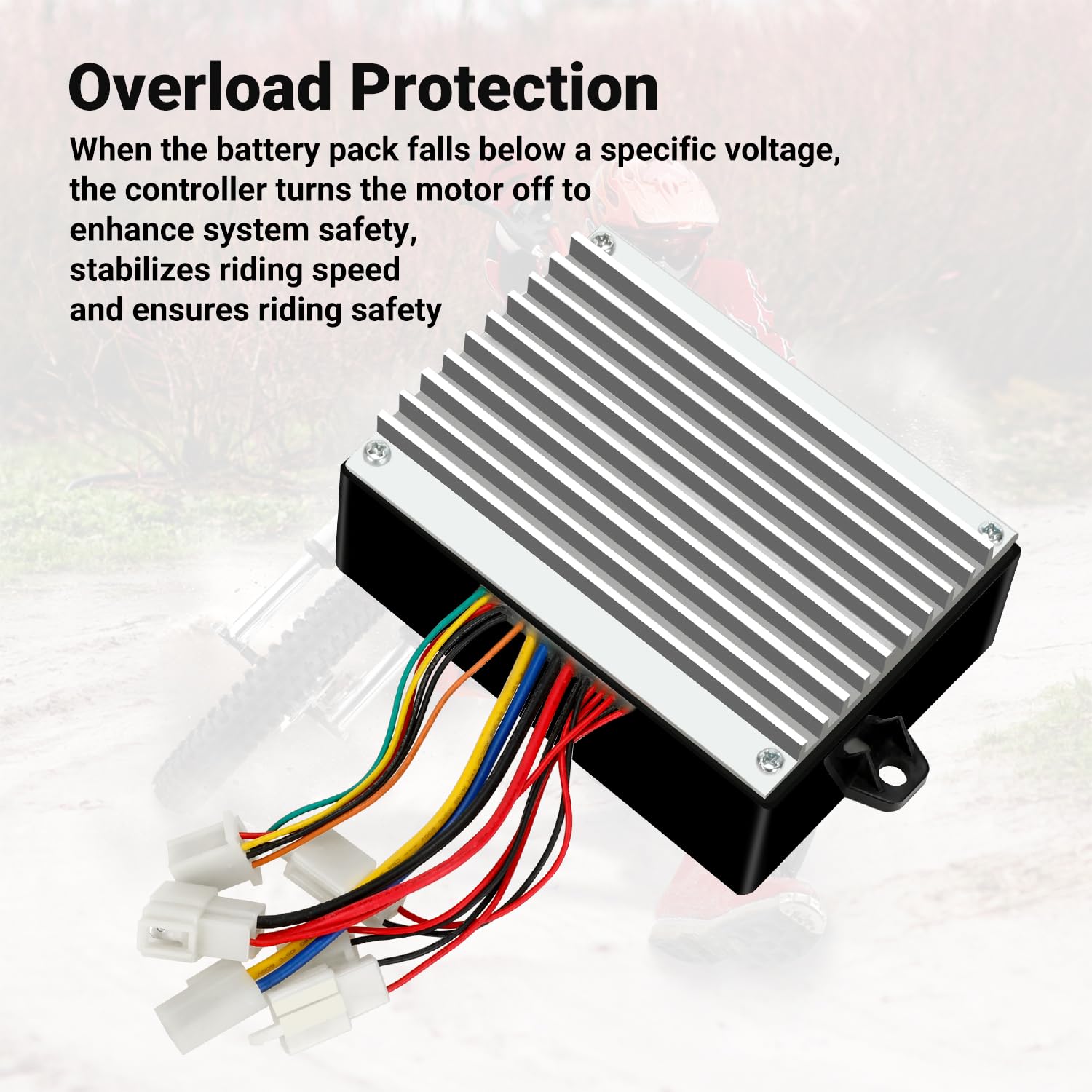 EOPOAYI 3-pin charger port cap protects connections from dust.