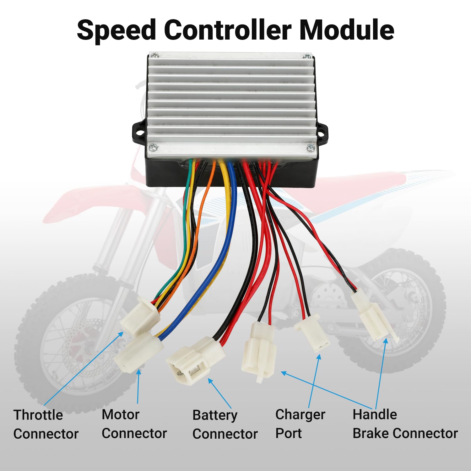 EOPOAYI Dirt Quad 500 ATV controller supports quick installation.