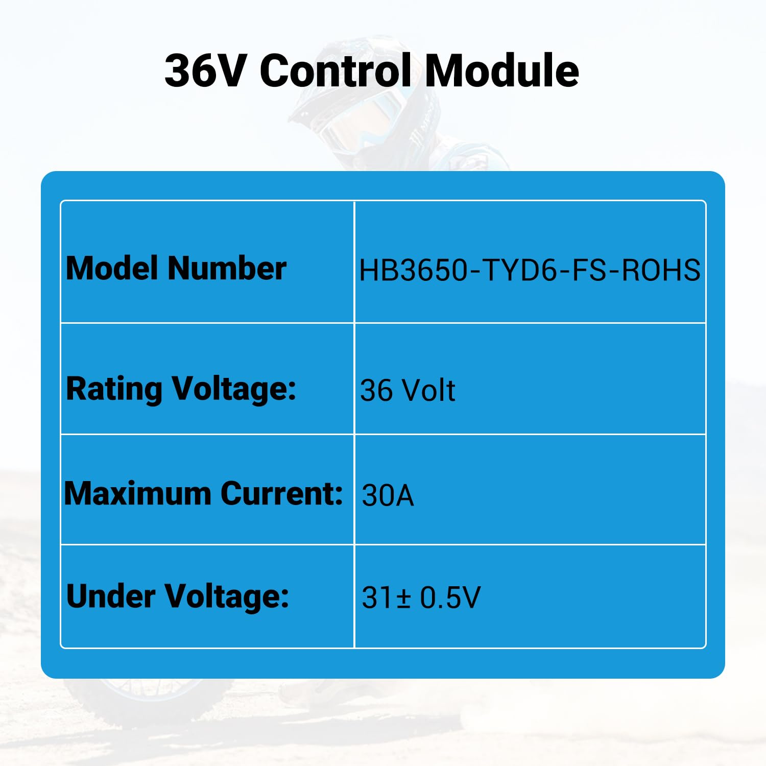 EOPOAYI SX500 Dirt Rocket controller module offers easy plug-and-play setup.