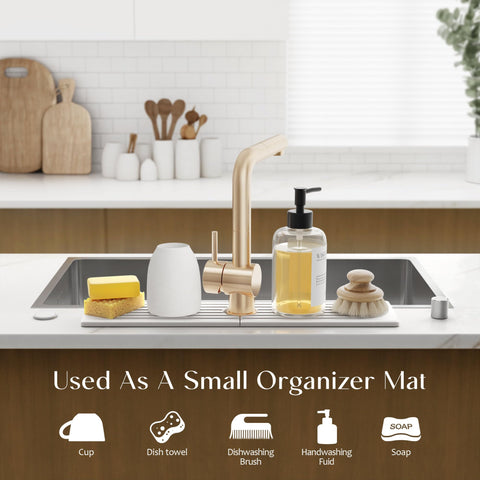 eormoe bathroom application with stone mat as a versatile protection