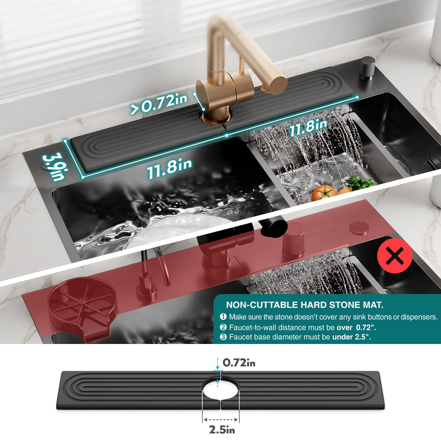 eormoe kitchen drying tray ideal for soaps, sponges, and daily counter cleanup.