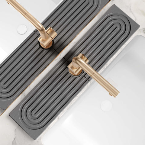 eormoe large faucet mat drying tray catches splashes and keeps your sink area dry