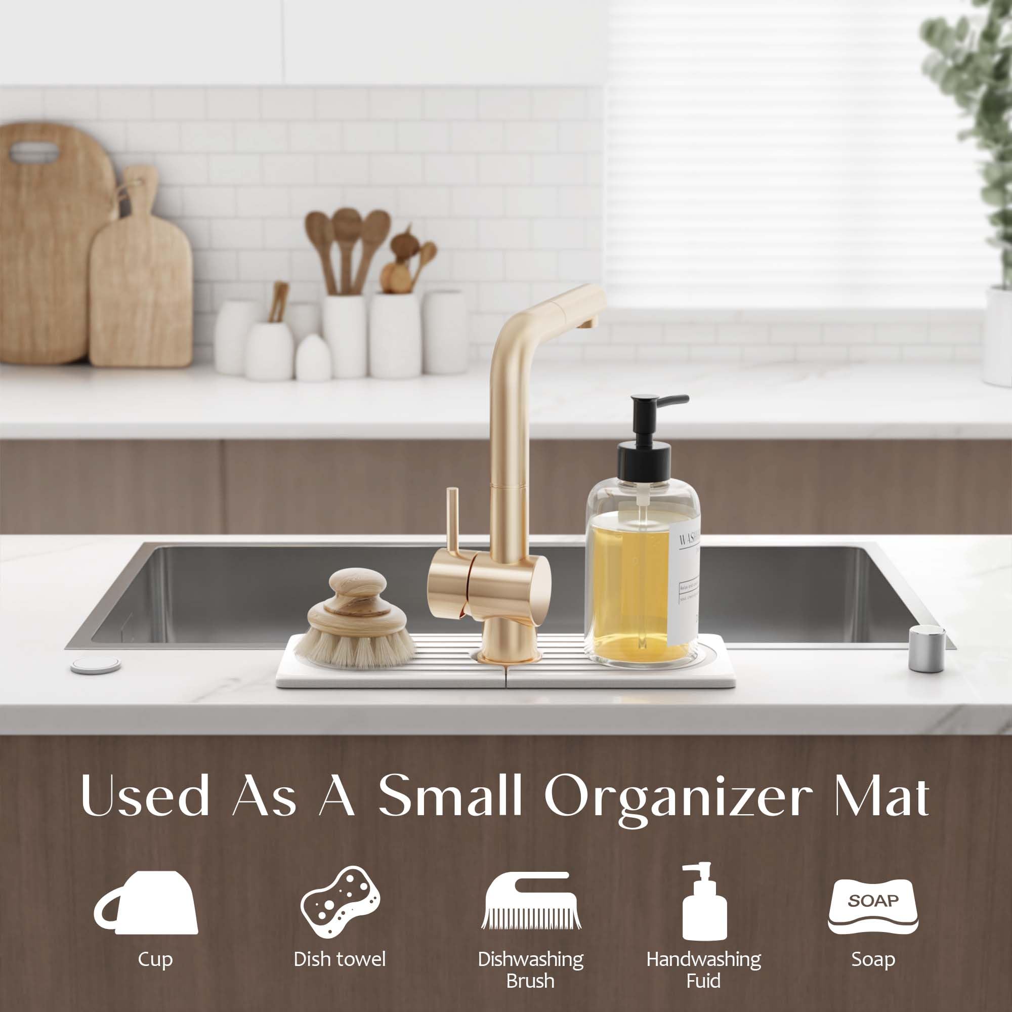 eormoe stone drying tray fits 14-inch spaces on your counter