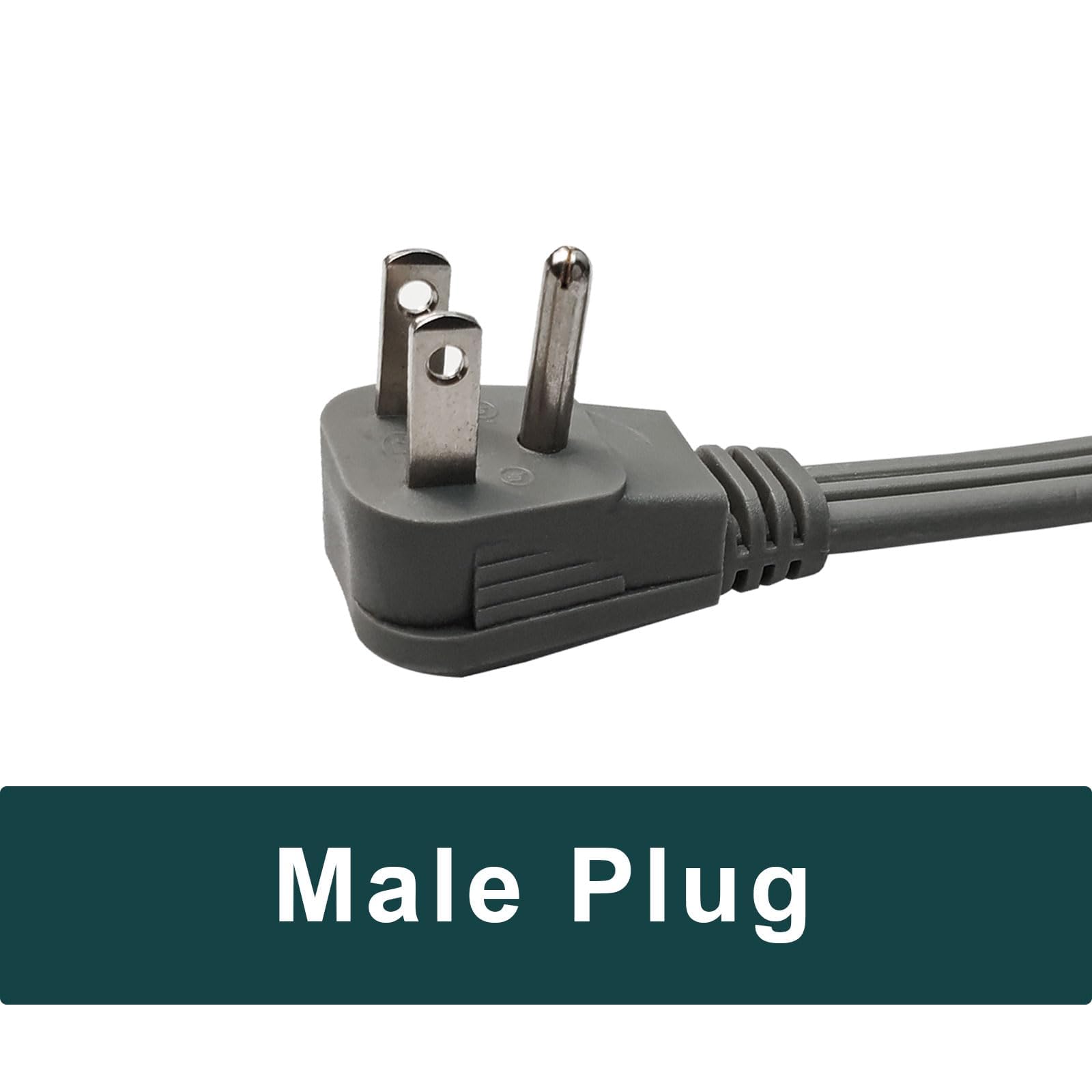 EP 12 ft extension cord rated 15 amps, 125 volts for standard indoor appliance use