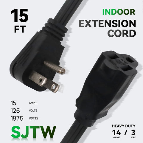 EP 14AWG 3-prong extension cord for heavy appliances.