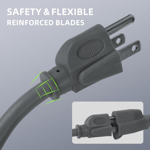 EP 25 ft gray cable demonstrates cold-weather flexibility and long life.