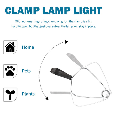 EP Clamp Lamp non-marring clamp protects surfaces during tweaks