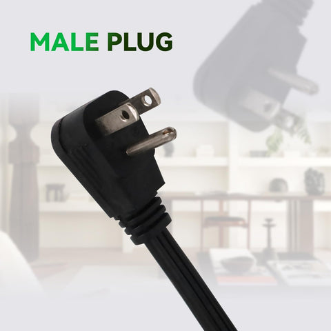 EP flat-plug design saves space behind appliances for tight setups
