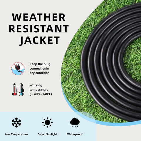 EP extension cord suitable for indoor and outdoor tasks like lawn care
