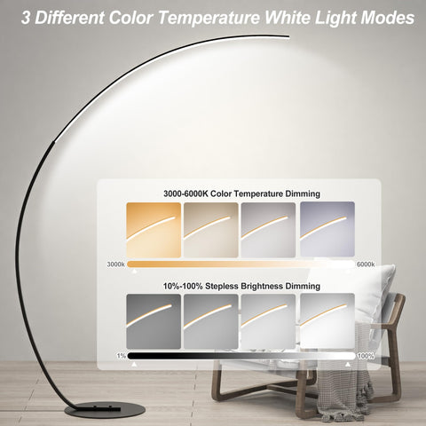 Bedroom setup with ambient lighting from the E.P. Light RGBW lamp