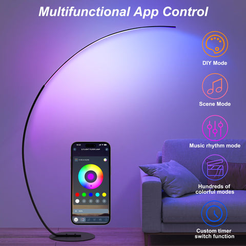 E.P. Light RGBW lamp offers 258 color modes to set your mood