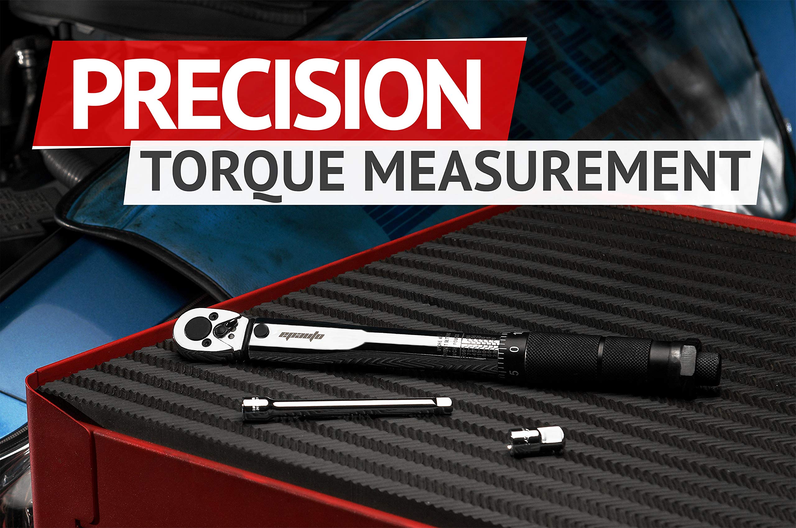 EPAuto hardened Cr-V ratchet head ensures long-lasting durability.