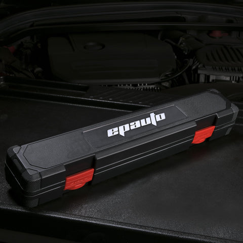 EPAuto knurled non-slip handle improves grip and control