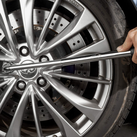 EPAuto lug wrench compact storage for trunk organization.