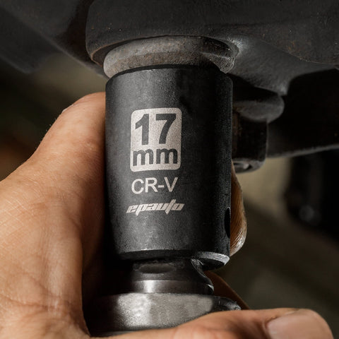 EPAuto 14mm metric shallow impact socket built for high torque