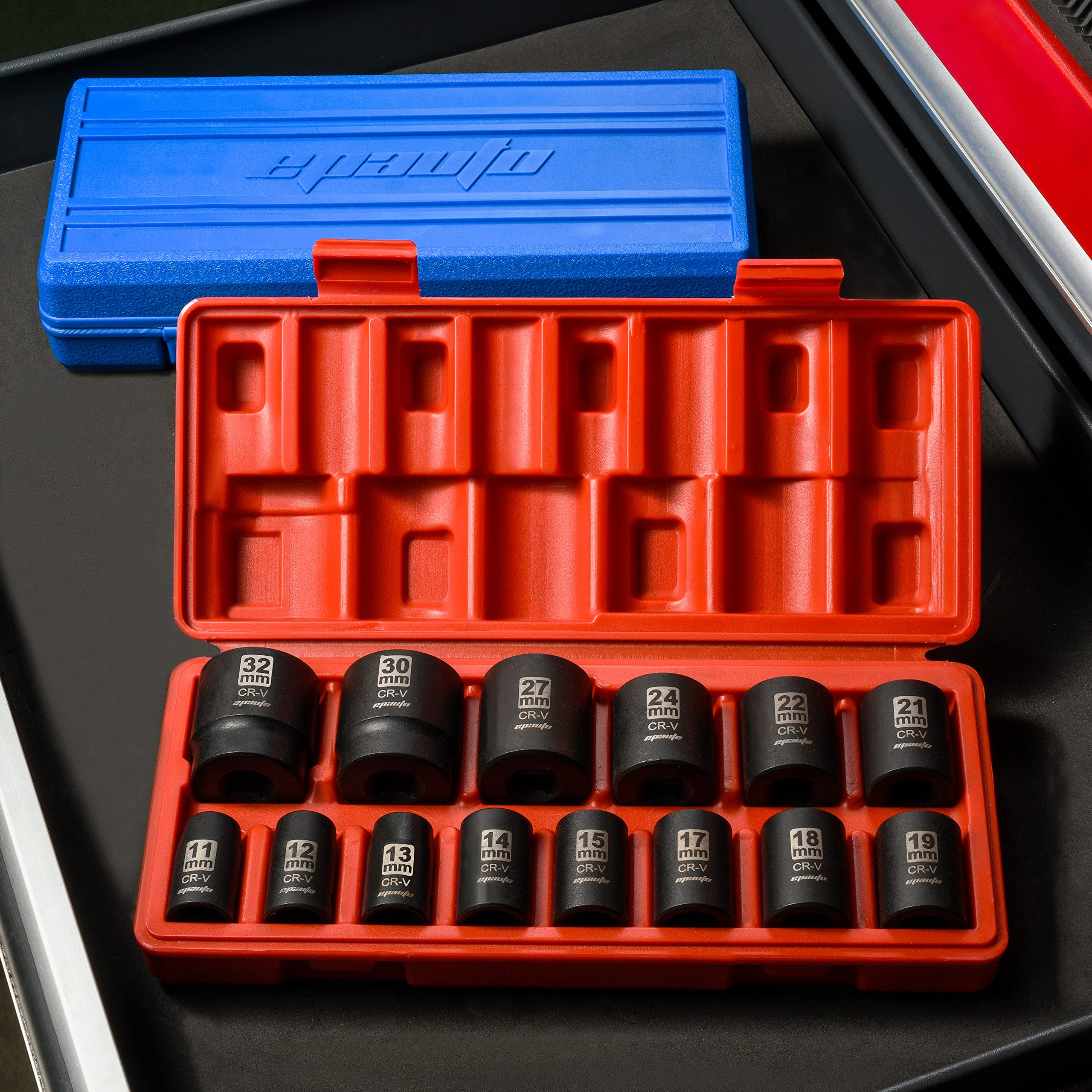 EPAuto 18mm metric shallow impact socket offers strong torque engagement