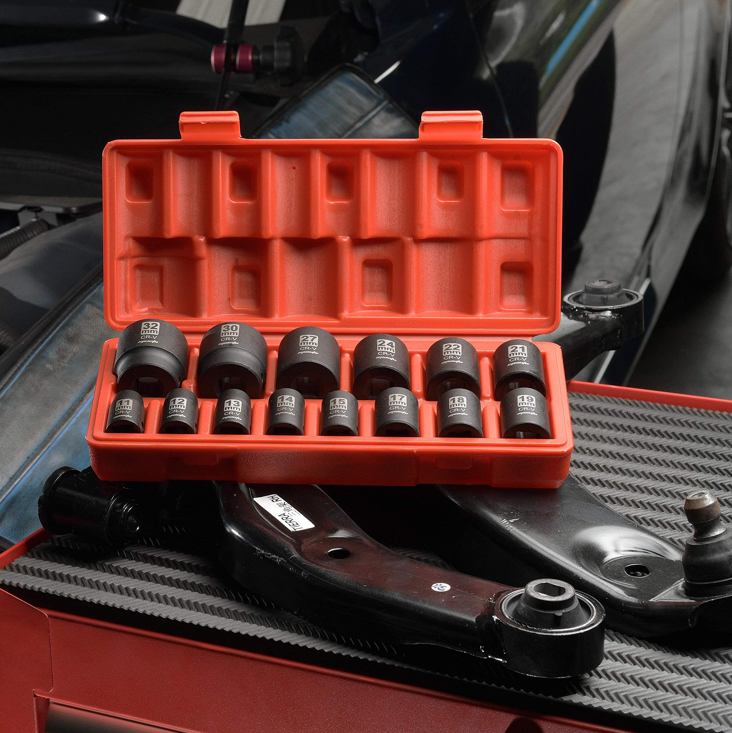 EPAuto 24mm metric shallow impact socket designed for larger bolts
