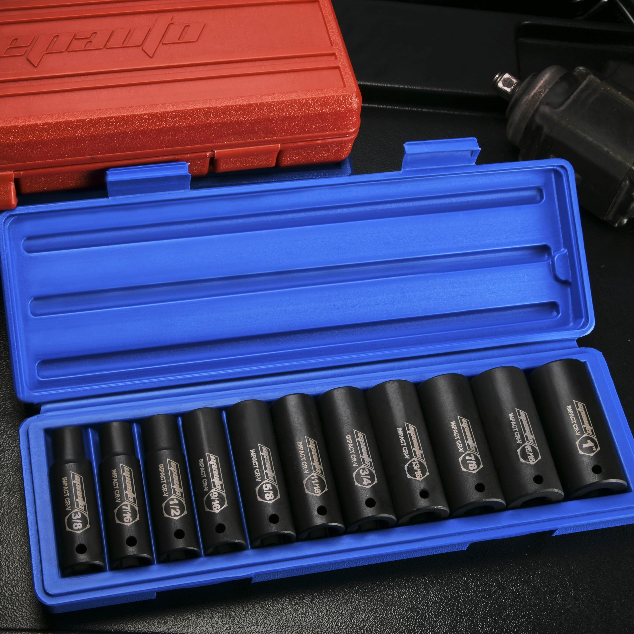 EPAuto one-half-inch drive sockets handle high-torque tasks.